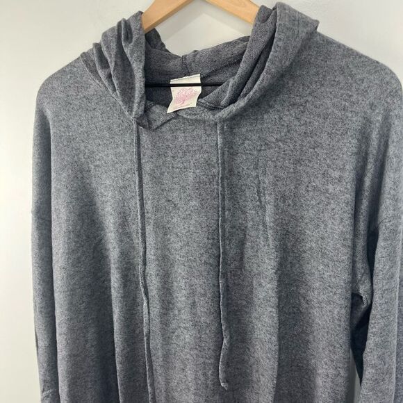 Freeloader Heather Blue Super Soft Hoodie S NWOT - Picture 5 of 5